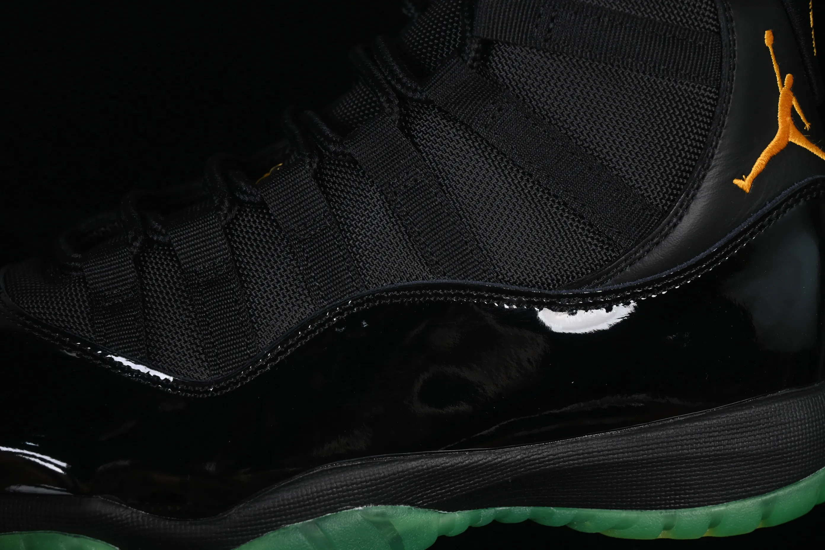All categories Air Jordan Jordan series basketball shoes Air Jordan 11 Air Jordan 11 Retro "Green Black" AJ11 Joe 11 black and green CT8012-037